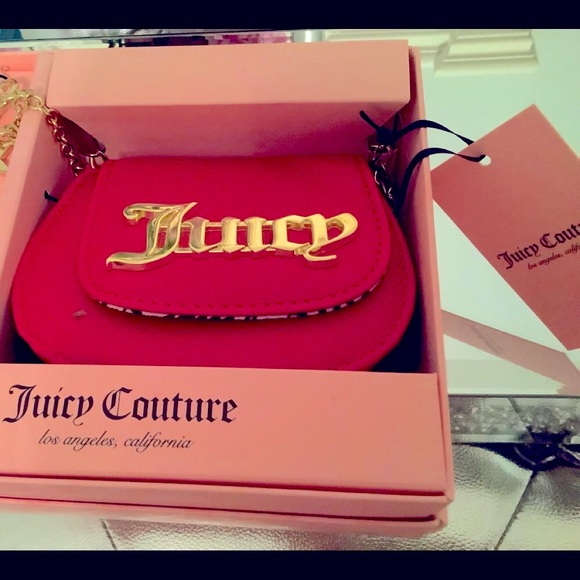 Pretty juicy couture wallet crossbody with matching keychain - Picture 2 of 3